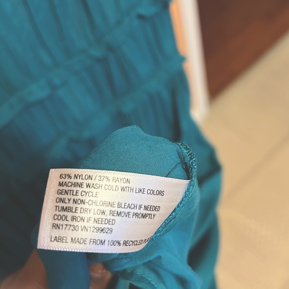 Knox Rose teal ruffle dress size small - Picture 14 of 15